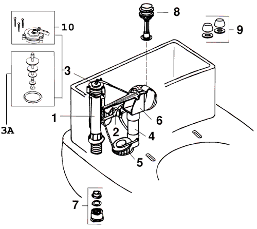 Eljer toilet repair parts