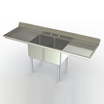 Image of Aero dual compartment NSF sink