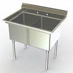 Image of Aero dual compartment NSF sinks