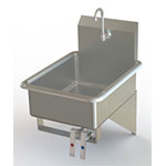 Image of Aero knee operated hand wash sink