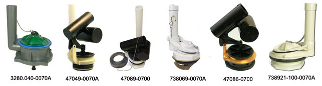 image of American Standard toilet flush valves