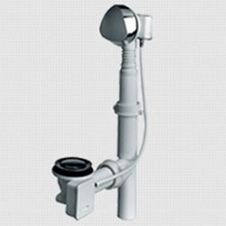 Cable operated tub waste and overflow example