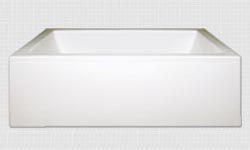 Standard one sided tub apron example