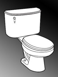 Cotillion elongated toilet