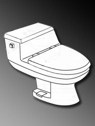 American Standard - Ellisse one-piece