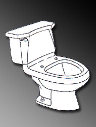 American Standard - Ellisse two-piece