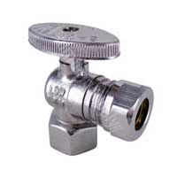 IPS inlet x slip joint outlet quarter turn angle stop