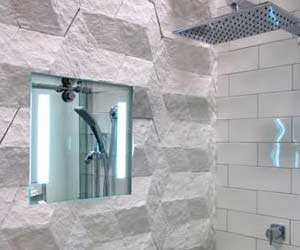 ShowerLite ClearMirror installed