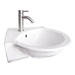Evolution Corner wall hung lavatory sink