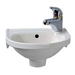 Rosanna wall hung lavatory sink