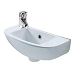 Slimline wall hung lavatory sink