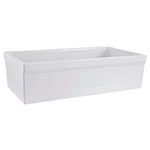 Fireclay single bowl farmer sink - Hinton