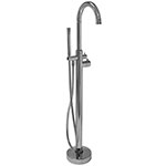 Thermostatic freestanding tub filler