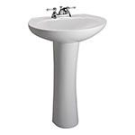 Barclay Hampshire porcelain pedestal sink