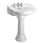 Barclay Victoria porcelain pedestal sink