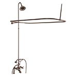 Barclay deck mount leg tub shower kit