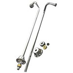 Offset bath supplies