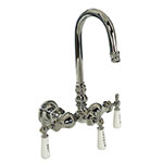 Gooseneck wallmount tub filler