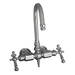 Gooseneck wallmount tub filler