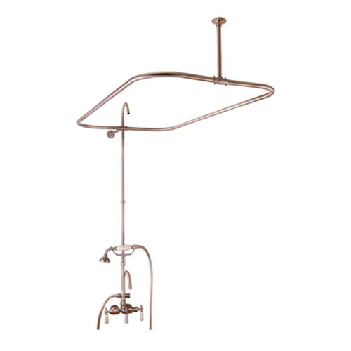 barclay shower enclosure kit with handshower 4144 brushed nickel