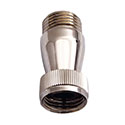 vacuum breaker for handheld showers in polished nickel