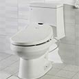 Bidet style toilet seats