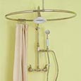 Circular shower rod