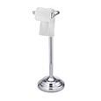 Pedestal toilet paper holder