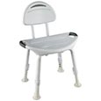 Tub/shower chair with backrest