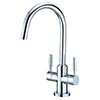 Modern style two handle faucet