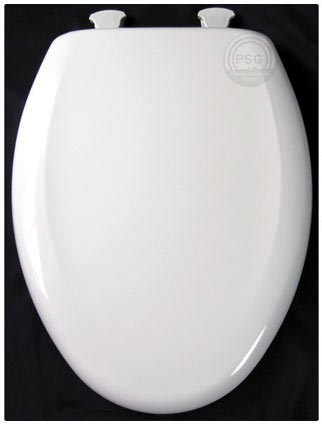 Elongated toilet seat