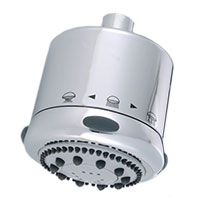 Easy-to-clean nebulizing mist shower head