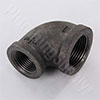 Black Iron Reducing 90 degree elbow