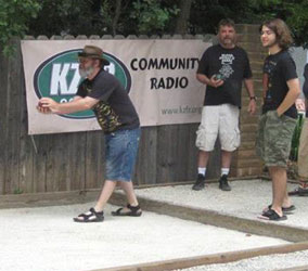 Dan 2013 playing bocce ball