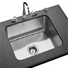 ADA compliant bar/prep sink