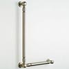 Angled grab bar