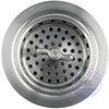 Basket strainer for kitchen sinks