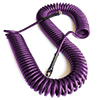 Coiled garden hose