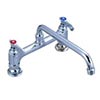 Commercial deck mounted kitchen faucet