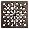 Designer square shower drain cover
