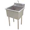 Freestanding laundry sink