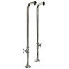 Freestanding bathtub supply lines