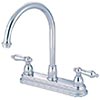 Kitchen faucet with gooseneck spout