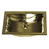 Brass sink