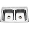 Houzer stainless topmount kitchen sink