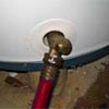 Flushing a water heater