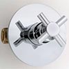 Jaclo cross handle thermostatic shower valve