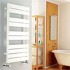 Modern style hydronic towel warmer