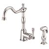 Single handle kitchen faucet