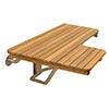 teak shower bench